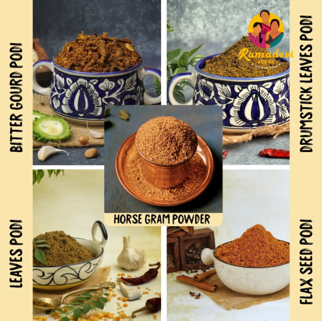 healthy podis combo | ramadevi foods