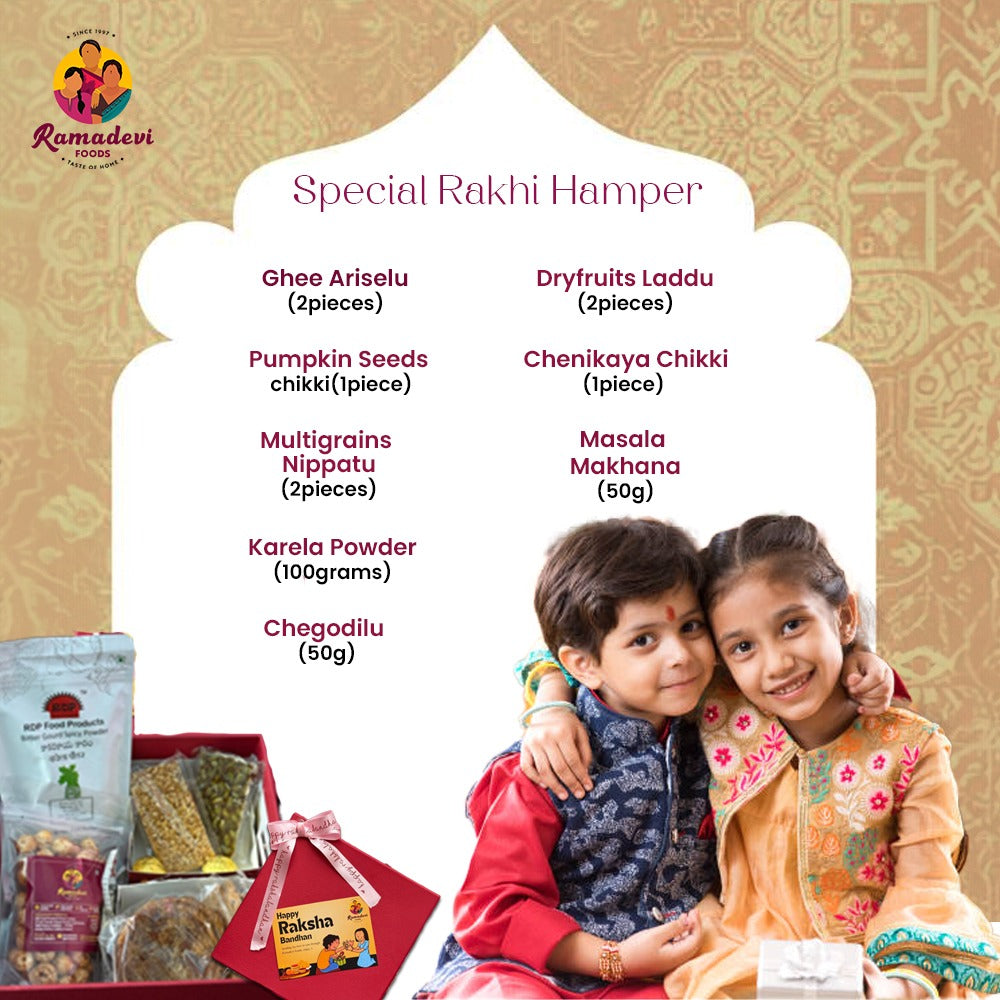 Special Rakhi Hamper for childrens | Ramadevi foods