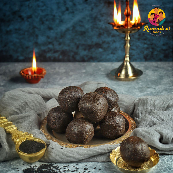 black sesame laddu