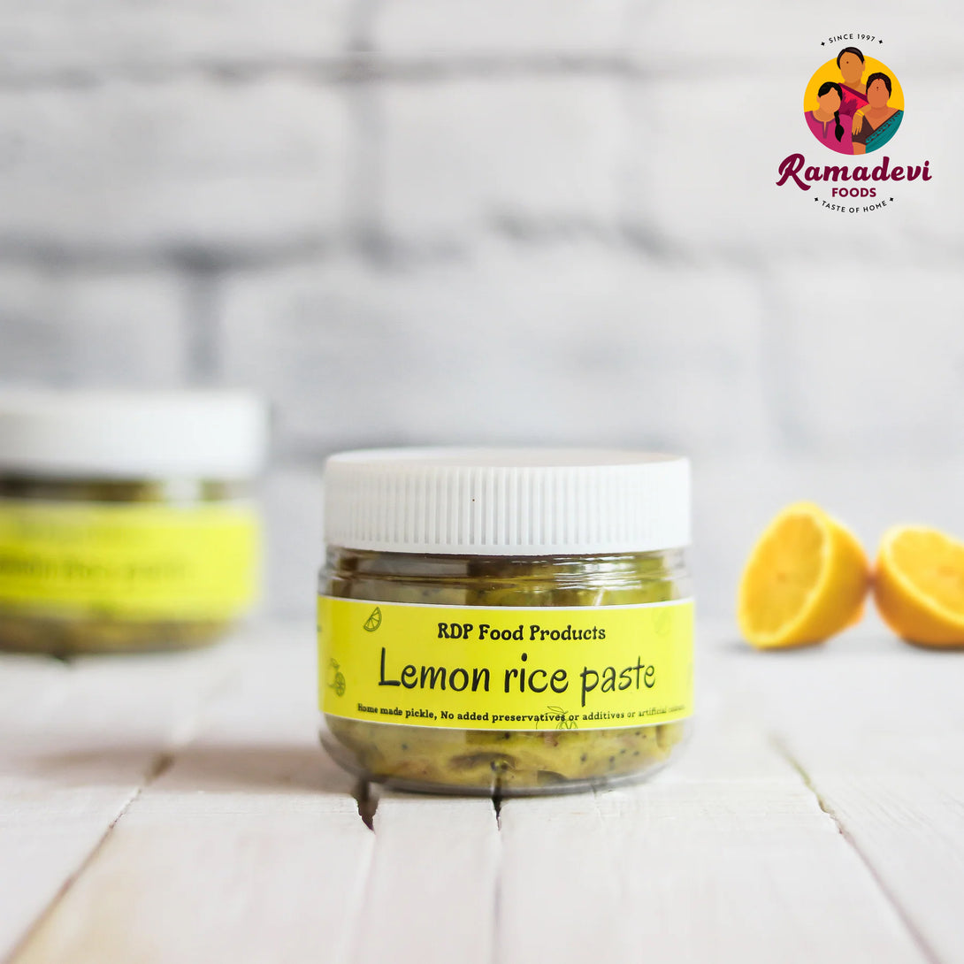 Lemon Rice Mix Packet Lemon Rice Paste ~ Granny's innovative Instant rice mix – Ramadevi Foods