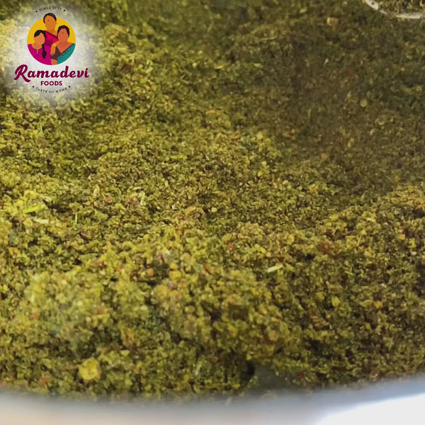 Drumstick leaves Spicy Podi /Moringa Powder / Munagaku karam